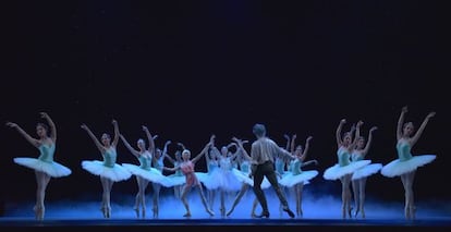 Escena del segundo acto de &#039;Don Quijote&#039; de la Compa&ntilde;&iacute;a Nacional de Danza. 