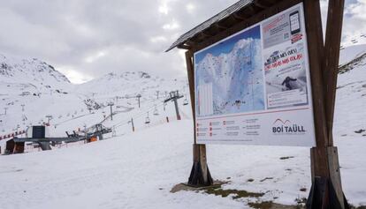 Les pistes d'esquí de Boí Taüll, a la Vall de Boí.