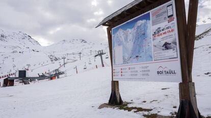 Les pistes d'esquí de Boí Taüll, a la Vall de Boí.