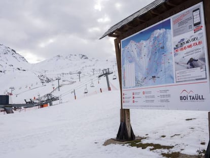 Les pistes d'esquí de Boí Taüll, a la Vall de Boí.