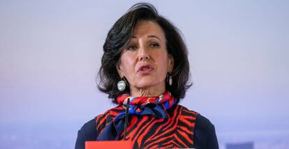 La presidenta del Banco Santander, Ana Botín. 