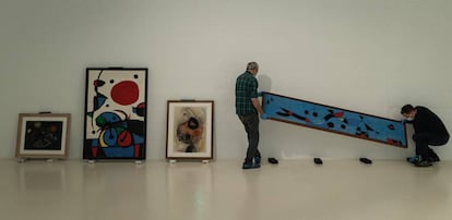 La Fundació Miró mostra noves obres del seu dipòsit.  