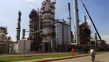La refinería de Pemex en Tula, en el Estado de Hidalgo.