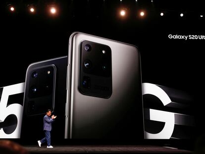 El Samsung Galaxy Unpacked 2020 en San Francisco, California, en el 11 2020.