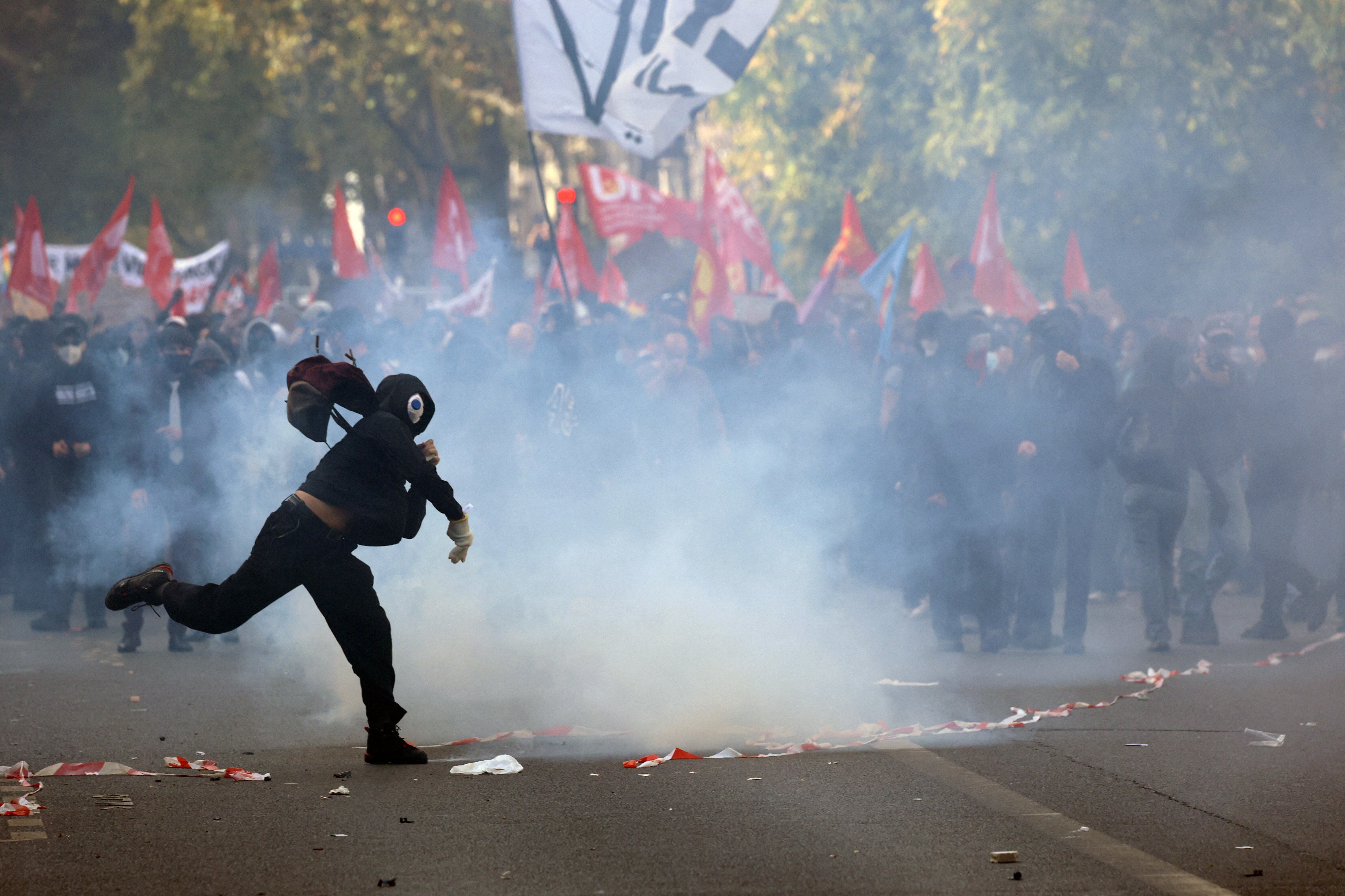 La cólera de los estudiantes toma las calles de Francia