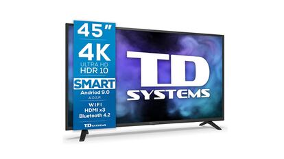 Televisor Smart TV TD Systems con 45 pulgadas