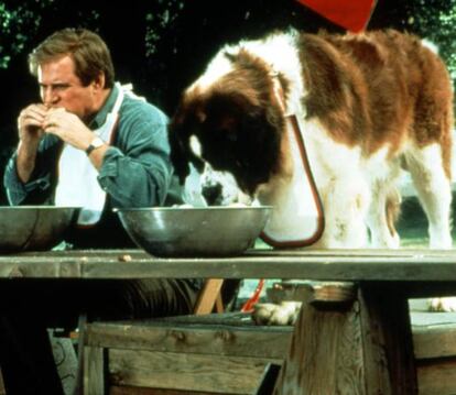 <strong>Cómo empezó todo.</strong> La película de perros definitiva para la Generación X, 'Beethoven, uno más en la familia' (1992), incluía episodios tan perturbadores como el padre de la familia retozando con el San bernardo al creer que era su mujer quien le estaba lamiendo; o la esposa escupiendo en la limonada del malo (¡David Duchovny!) para vengarse de él. A partir de ahí la diversión sólo podía ir a peor. Duró hasta 2014.
<strong>En qué momento se les fue de las manos.</strong> En la muy posmodernista séptima entrega ('Aventura de Navidad') resulta imposible distinguir la realidad de la ficción: Beethoven es un famoso perro-estrella-de-cine que se hace amigo de un elfo llamado Henry. Juntos tendrán que asegurarse de que todos los niños reciben su regalo de Navidad. Porque no se pueden hacer ocho películas sobre cómo un San bernardo pone la casa perdida de barro una y otra vez...