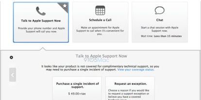 Apple prepara asistencia a través de chat.