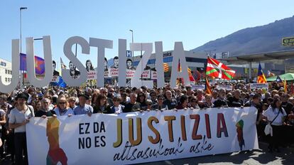 Manifestación contra la sentencia del caso Alsasua