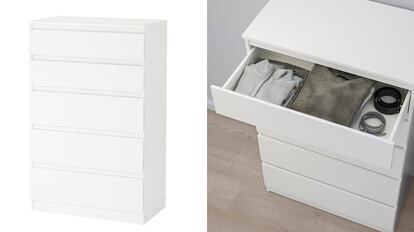 cómoda ikea, cajonera ikea, cómoda blanca, cómoda barata, cómoda dormitorio, comoda con cajones