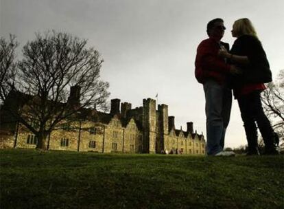 El castillo de Knole, en Kent, que fue propiedad de los duques y condes de Dorset y del rey Enrique VIII.