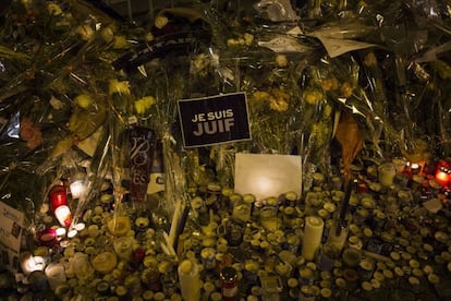 Imagen de la manifestación ayer en París.