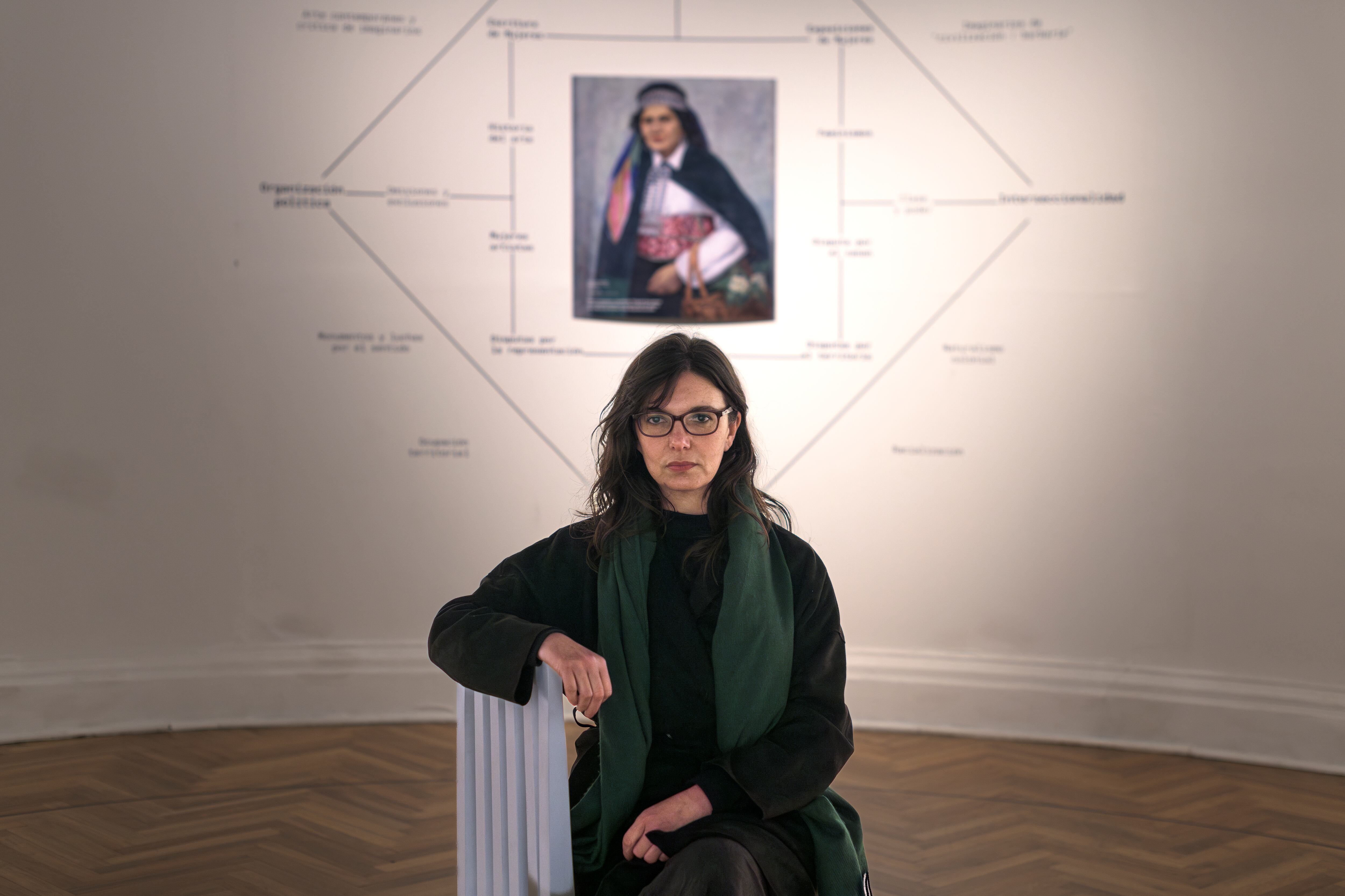 Varinia Brodsky, directora del Museo Nacional de Bellas Artes, en las instalaciones del museo en Santiago, Chile.