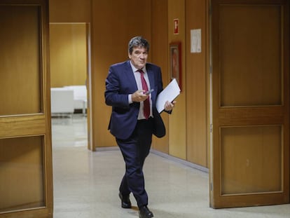 El ministro de Inclusión, Seguridad Social y Migraciones, José Luis Escrivá.