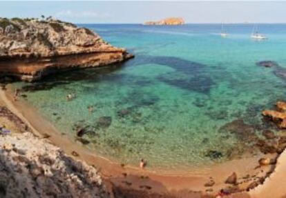 Playa del Racó d'en Chic, en San José (Ibiza).