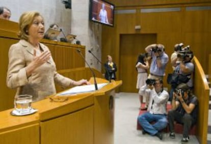 La presidenta de Aragón, Luisa Fernanda Rudi.