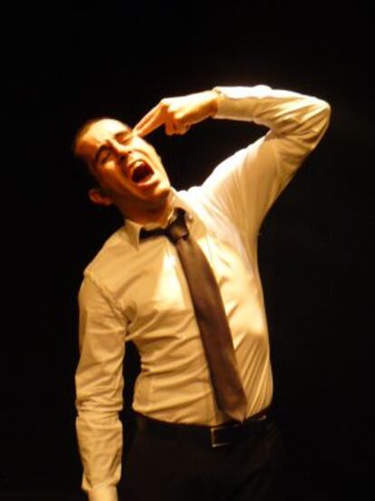 El bailarín y coreógrafo Daniel Abreu, en una escena de 'Perro', en 2009.