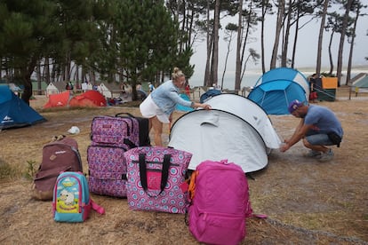 Camping de las Islas Cíes. 