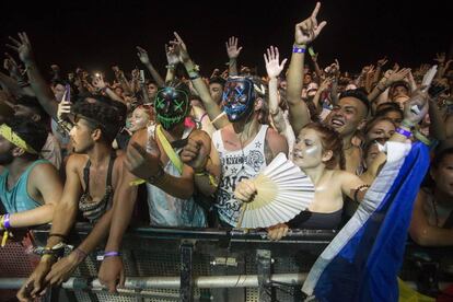 Un concierto en el festival Arenal Sound