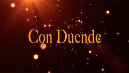 Logotipo de 'Con duende', uno de los programas nocturnos suspendidos por RTVE.