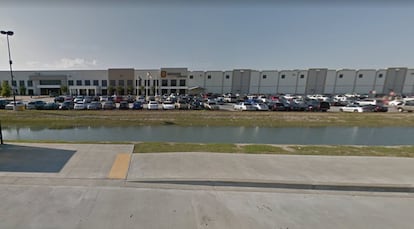 Centro logístico de Amazon en West Columbia (Carolina del Sur), en una imagen tomada de Google Maps. Ponte Gadea Compass ha comprado siete centros de distribución ocupados por compañías de primera fila por 905 millones de dólares. Dos de ellos están operados por Amazon, el gigante del comercio electrónico.