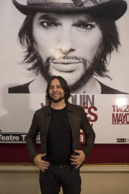 Joaquín Cortés, durant la presentació del nou espectacle.