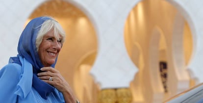 Camilla Parker Bowles, el pasado domingo en Abu Dhabi