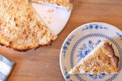 ¿Una tarta de arroz con leche crujiente? A favor