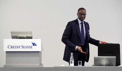 Tidjane Thiam, en febrero de 2018.