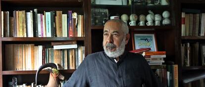 Leonardo Padura, hoy en su casa de La Habana.