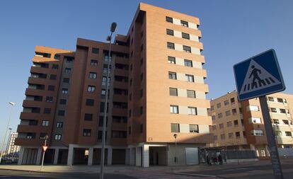 Edificio en el que estuvo encerrada durante un mes la mujer paquistaní.