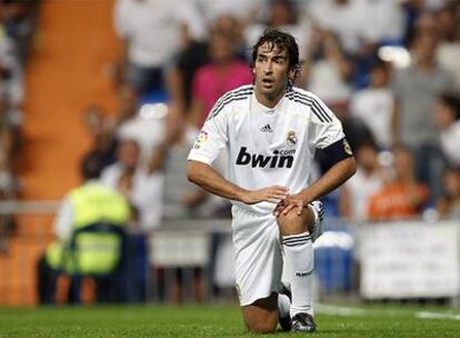 Raúl, capitán del Real Madrid.