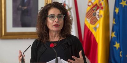 Mar&iacute;a Jes&uacute;s Montero, Ministra de Hacienda.