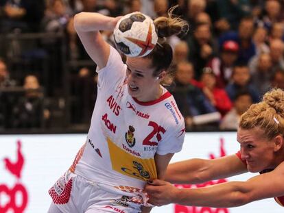 Nerea Pena, en el duelo contra Ruman&iacute;a del Mundial de Alemania.
 
 