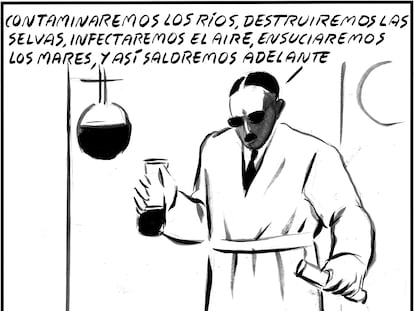 El Roto: salir adelante