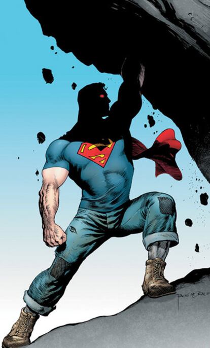 Superman reinventado por el dibujante Rags Morales para <i>Action Comics número 1</i>.