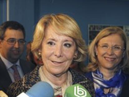 La presidenta del PP de Madrid, Esperanza Aguirre, esta semana en Madrid.