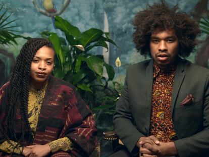 La escultora Doreen Garner y el videoartista Terence Nance, en una imagen promocional de 'Random Acts of Flyness'