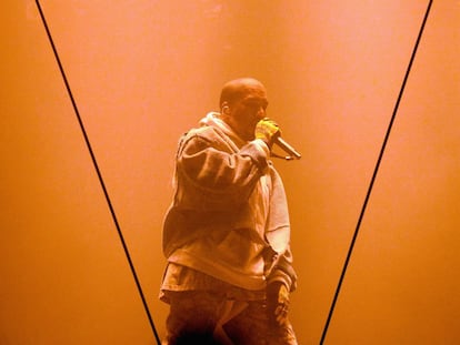 Kanye West durante la presentación de 'Donda', su más reciente álbum, el pasado mes de noviembre.