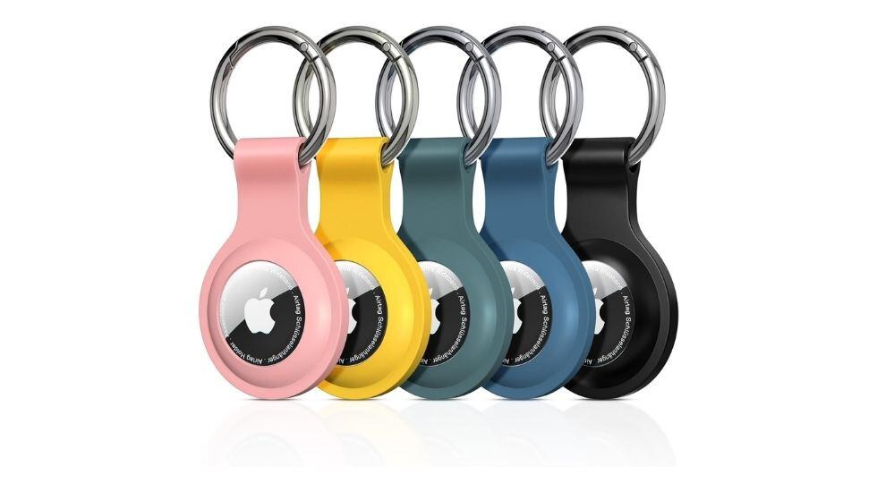 Llaveros de silicona para AirTag.