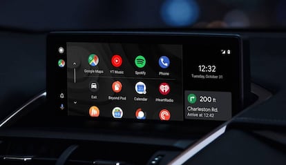 Android Auto en un coche.