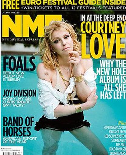 Portada de la revista británica <i>NME</i> de la semana del 21 de abril de 2010