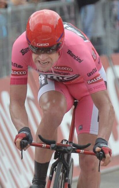 Cadel Evans, en la contrarreloj