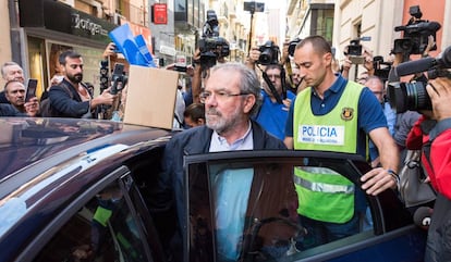 El president de la Diputació de Lleida, Joan Reñé, detingut aquest dijous.