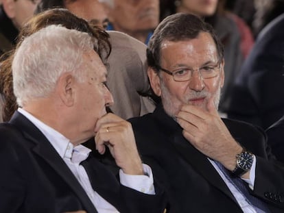 Mariano Rajoy y José Manuel García-Margallo.