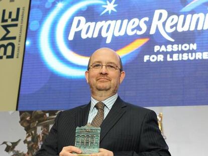 Momento de la salida a Bolsa de Parques Reunidos en 2016.