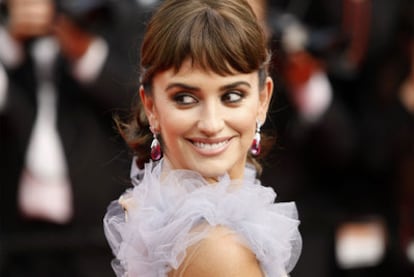 Penélope Cruz en Cannes, donde ha presentado <i>Piratas del Caribe 4. En mareas misteriosas.</i>