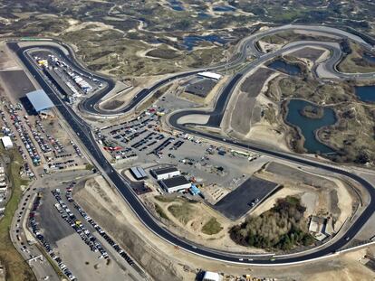 Vista aérea del circuito holandés de Zandvoort.