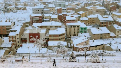 Teruel, nevado el 6 de febrero de 2018. 