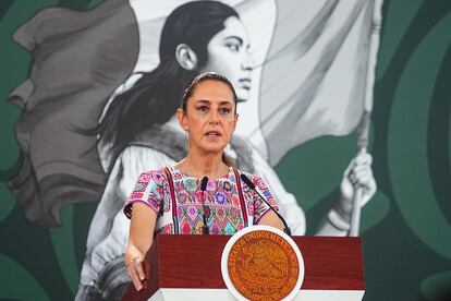 Claudia Sheinbaum en Acapulco, México.